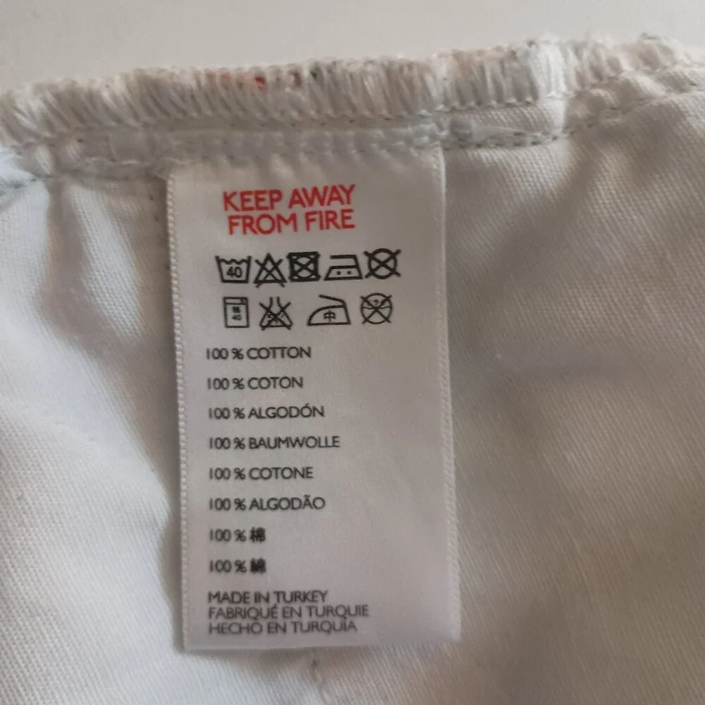 BDG Urban Outfitters Striped Mom Buttonup Denim Shorts Red White Blue Womens W32 - Picture 6 of 16